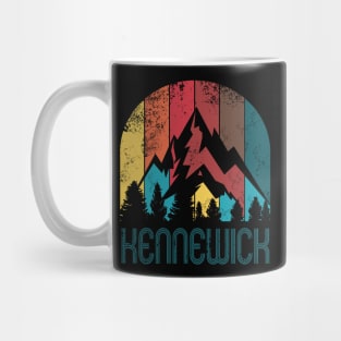 Retro City of Kennewick T Shirt for Men Women and Kids Mug